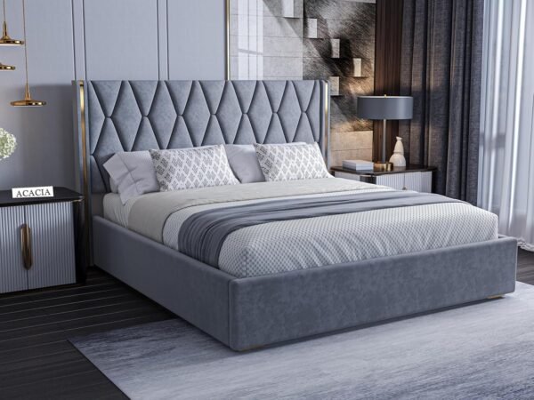 Acacia Prism Upholstered Bed