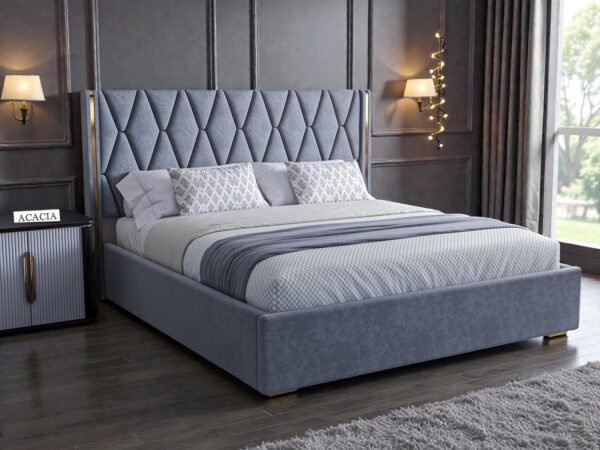 Acacia Prism Upholstered Bed
