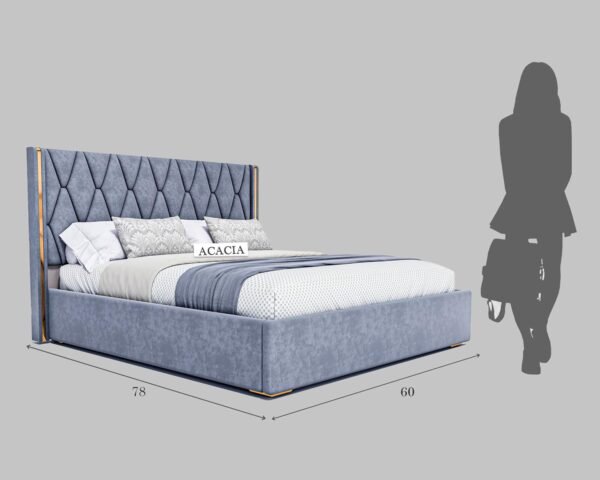 Acacia Prism Upholstered Bed