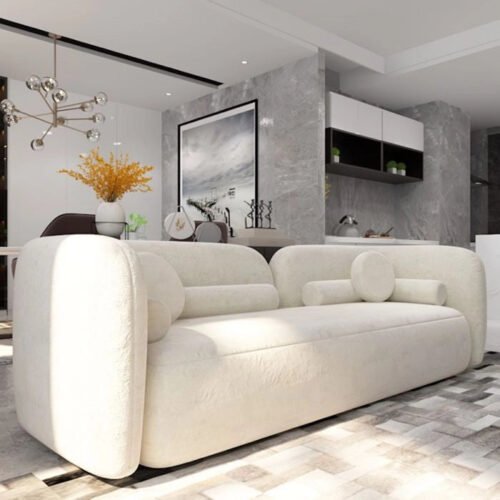 Arden Curve Luxe Upholstered 3- Seater Sofa Arden Curve Luxe Upholstered 3- Seater Sofa