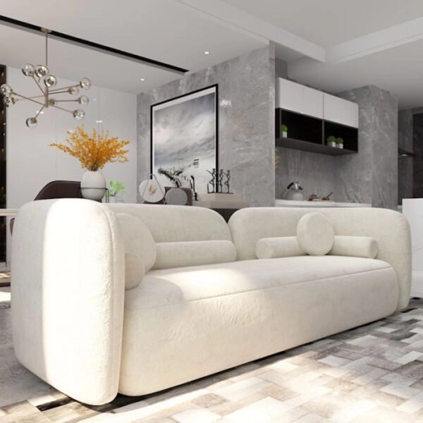 Arden Curve Luxe Upholstered 3- Seater Sofa