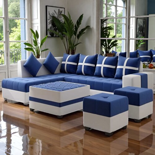 Azure Grid Modular L-shape Sofa Azure Grid Modular L-shape Sofa
