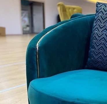 Azure Luxe Velvet Accent Chair