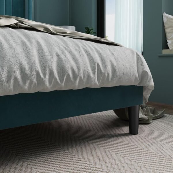 Azaure Royale Vertical Channel Upholstered Bed