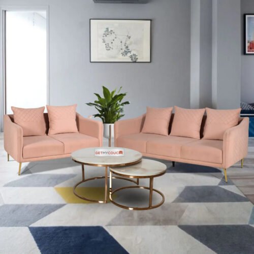 Blush Haven Upholstered Sofa Set Blush Haven Upholstered Sofa Set