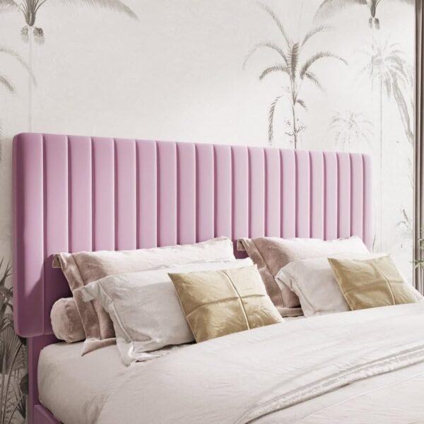 Blush Line Upholstered Bed