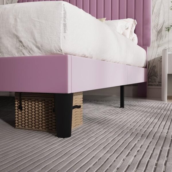 Blush Line Upholstered Bed