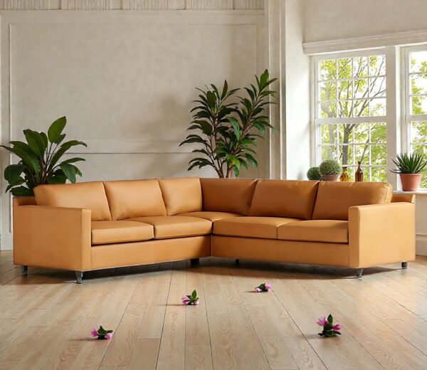 Cairo Luxe Leather L-shape Sofa