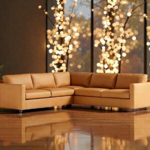 Cairo Luxe Leather L-shape Sofa