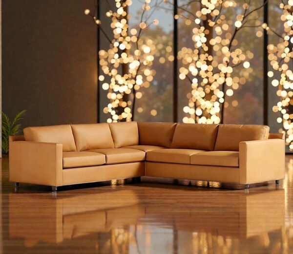 Cairo Luxe Leather L-shape Sofa
