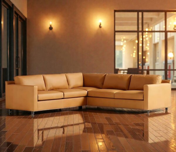 Cairo Luxe Leather L-shape Sofa