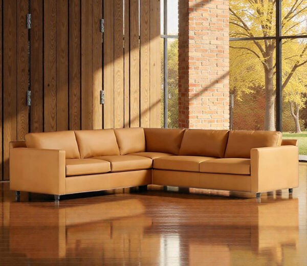 Cairo Luxe Leather L-shape Sofa