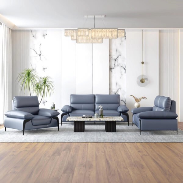 Celestia Luxe 3+1+1 Sofa Set- Wooden Mango