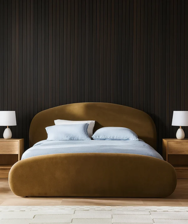 Clound Arc Upholstered Bed