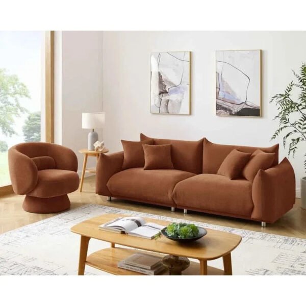 Earthtone Comfort Sofa