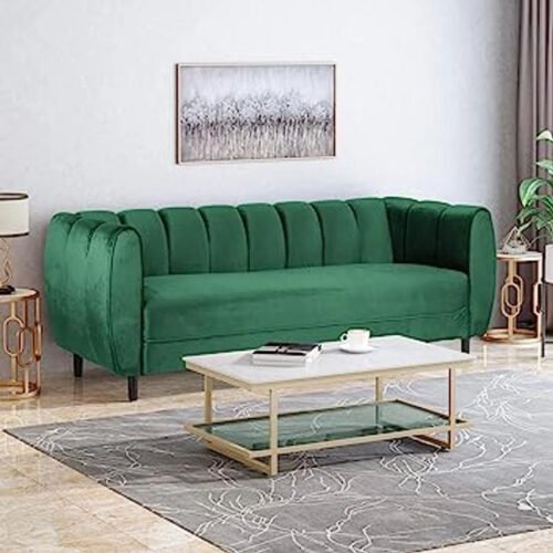 Emerald Channel Lluxe Upholstered 3-seater Sofa Emerald Channel Lluxe Upholstered 3-seater Sofa