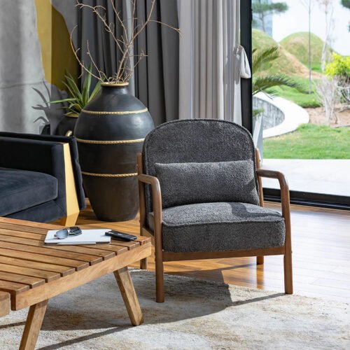 Forest Luxe Solid Wood Lounge Chair Forest Luxe Solid Wood Lounge Chair