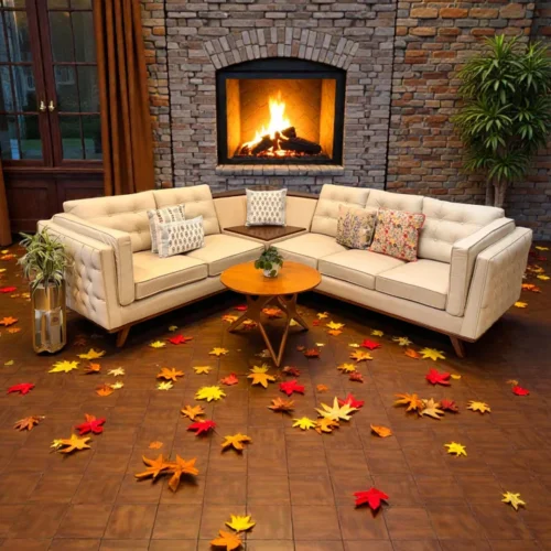 Ivory Cloud Luxe L-Shape Sofa Ivory Cloud Luxe L-Shape Sofa