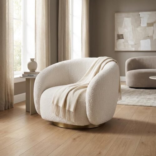 Ivory Orbit Accent Chair Ivory Orbit Accent Chair