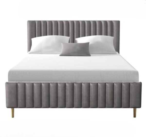 Linea Luxe Channel Upholstered Bed