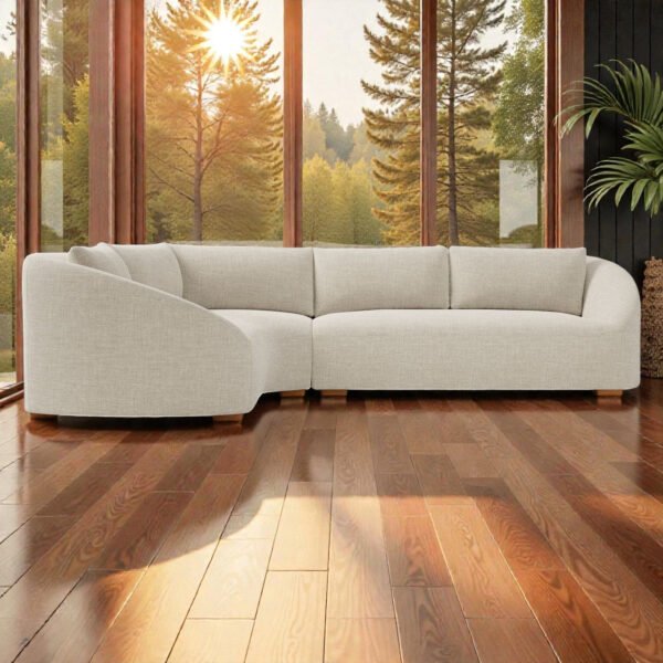 Luna Curve L-shape 6 Seater Sofa