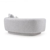 Lunara Petite Luxury Boucle Loverseat- Wooden Mango