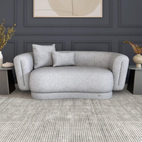 Lunara Petite Luxury Boucle Loverseat- Wooden Mango Lunara Petite Luxury Boucle Loverseat- Wooden Mango