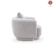 Lunara Petite Luxury Boucle Loverseat- Wooden Mango