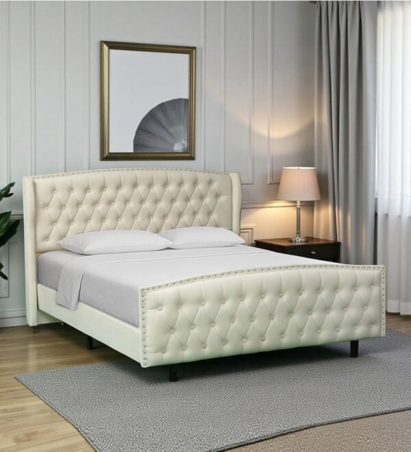 Luxe Chesterfield Upholstered Bed