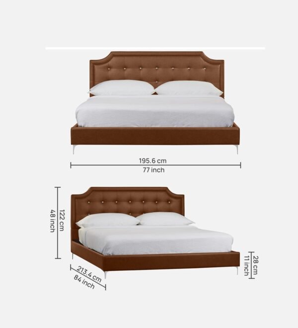 Milano Panel Tufted Bed