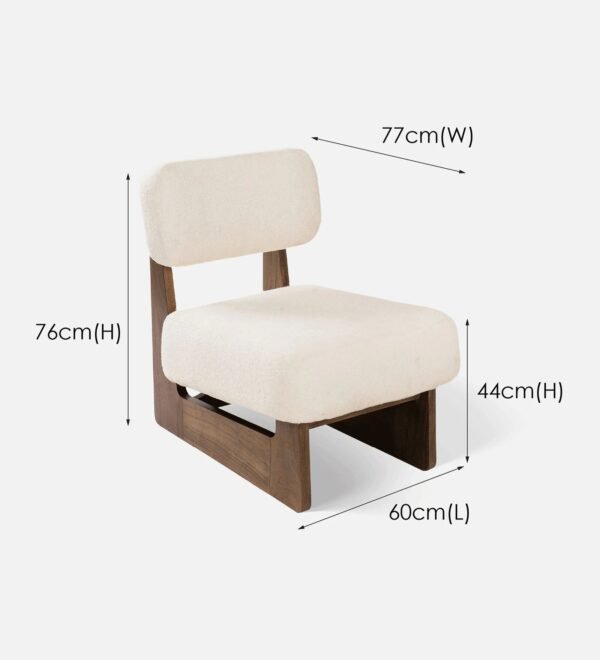 Minimalist Wooden Lounge Chair