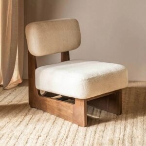 Minimalist Wooden Lounge Chair