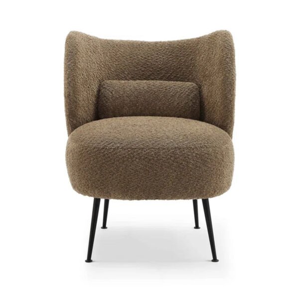 Mocha Curve Designer Lounge Chair
