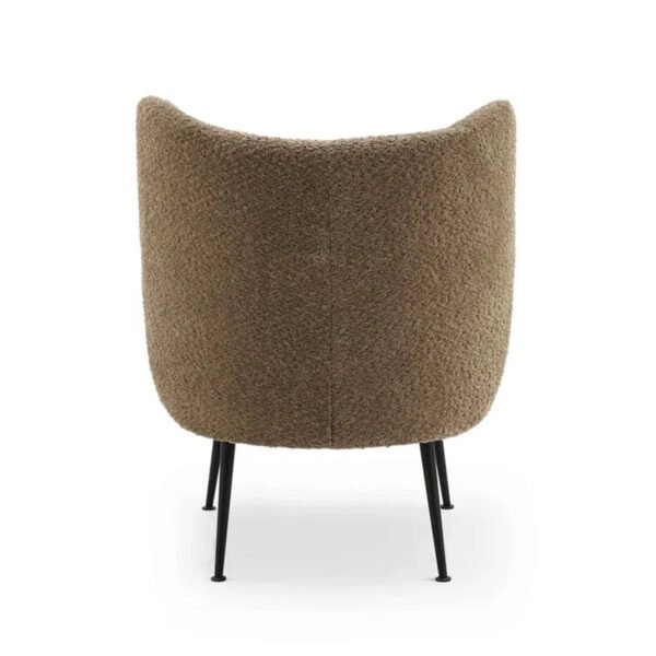Mocha Curve Designer Lounge Chair