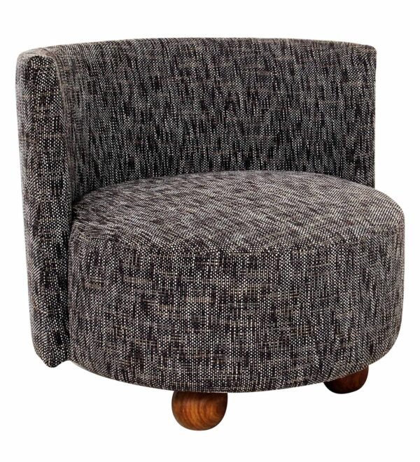 Modern Curved Back Accent Chair