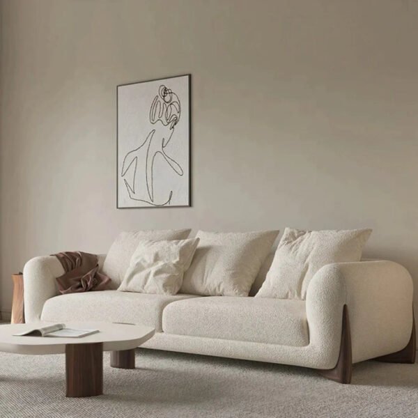 Nimbus Ivory Boucle Sofa 3 Seater