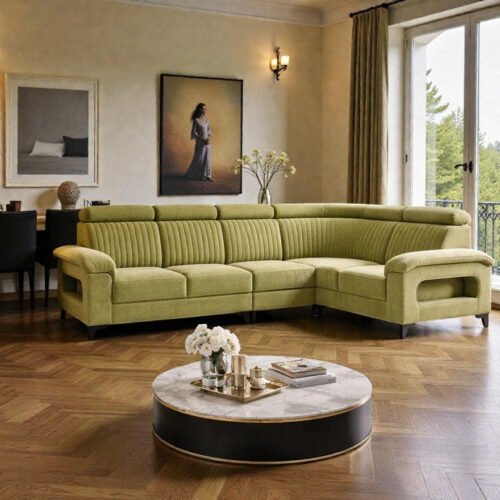 Olive Crest L-shape Sectional Sofa