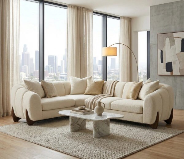 Olive Crest L-shape Sectional Sofa