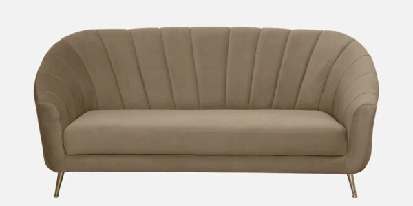 Opal Modern Upholstered Sofa With Metal Legs