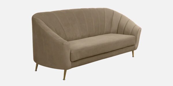 Opal Modern Upholstered Sofa With Metal Legs
