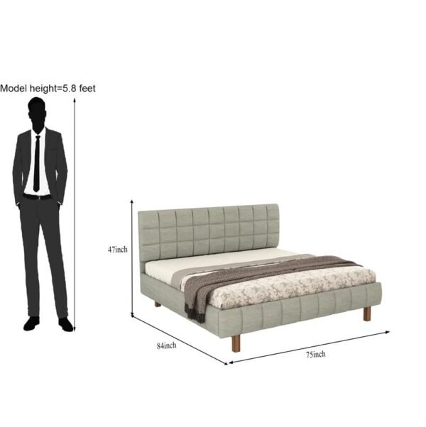Oslo Grid Tufted Upholstered