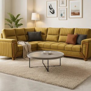 Regal Mustard Comfort L-shape Sofa