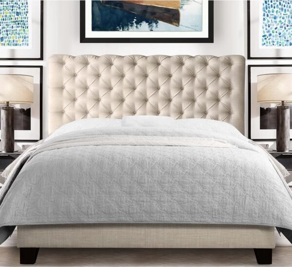 Regal Tuft Luxuary Upholstered Bed