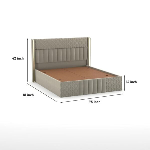 Regent Panel Luxe Upholstered Bed
