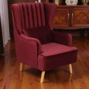 Crimson Comfort Wing Chair Set
