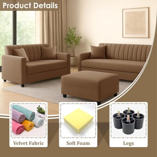 Sandora Beinge Upholstered Sofa Set