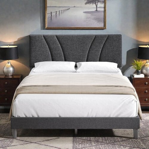 Serene Curve Upholstered Bed Serene Curve Upholstered Bed