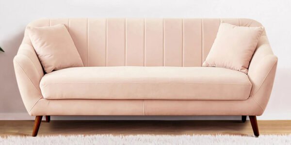 Sofa Peach Modern Designer Sofa
