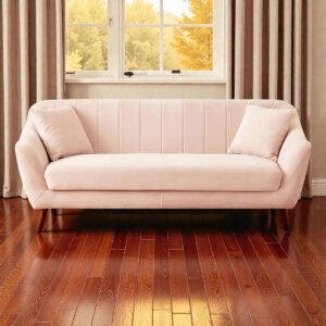 Sofa Peach Modern Designer Sofa