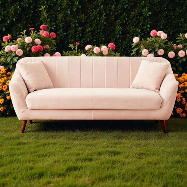 Sofa Peach Modern Designer Sofa